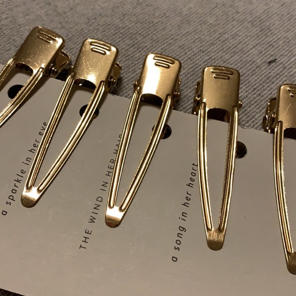 Anthropologie beaded hair clip set crystals new - Picture 4 of 4